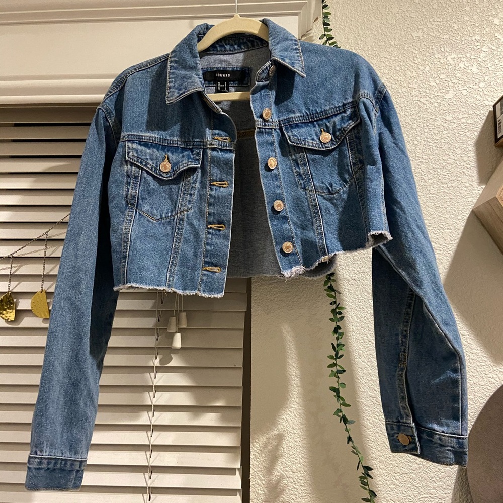 Cropped Jean Jacket